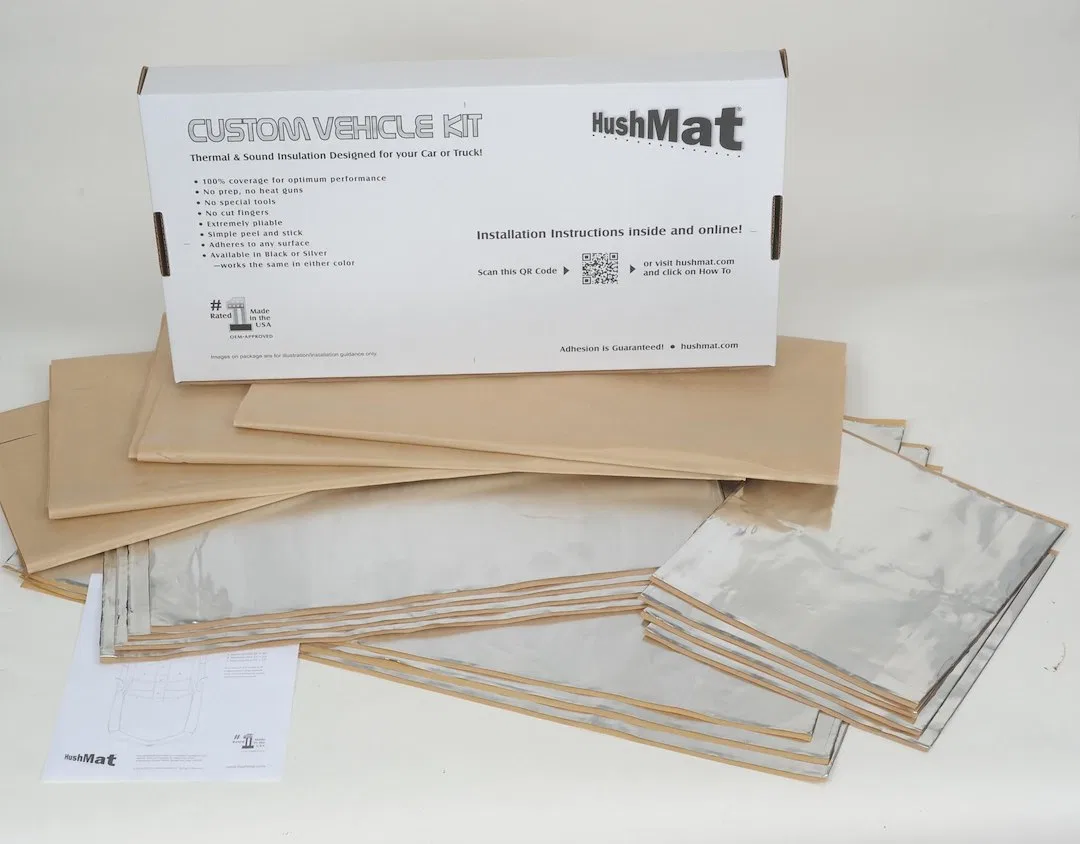 80004 – HUSHMAT Sound Dampening Kit, Vehicle Fitment: All Heavy Duty Trucks High Top Total Floor/ Day Cab Kit Use To ...